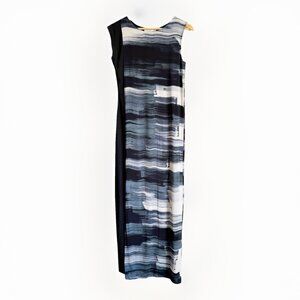 Womens 4 Abstract Sleeveless Layer Maxi Dress By BRRR! Outdoor Beach Vacation